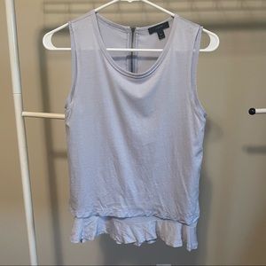 J crew top with cute details on the bottom